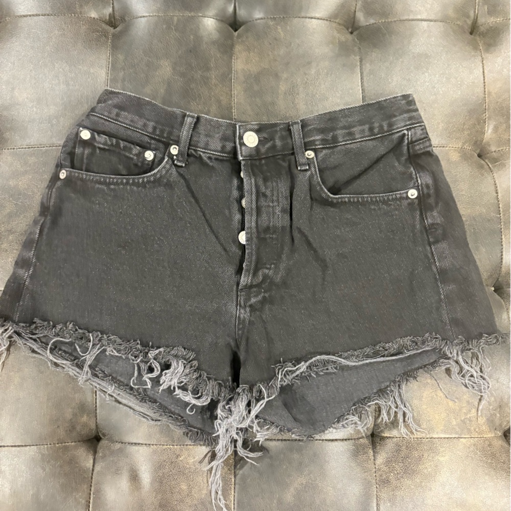 Agolde Charcoal Jean Shorts